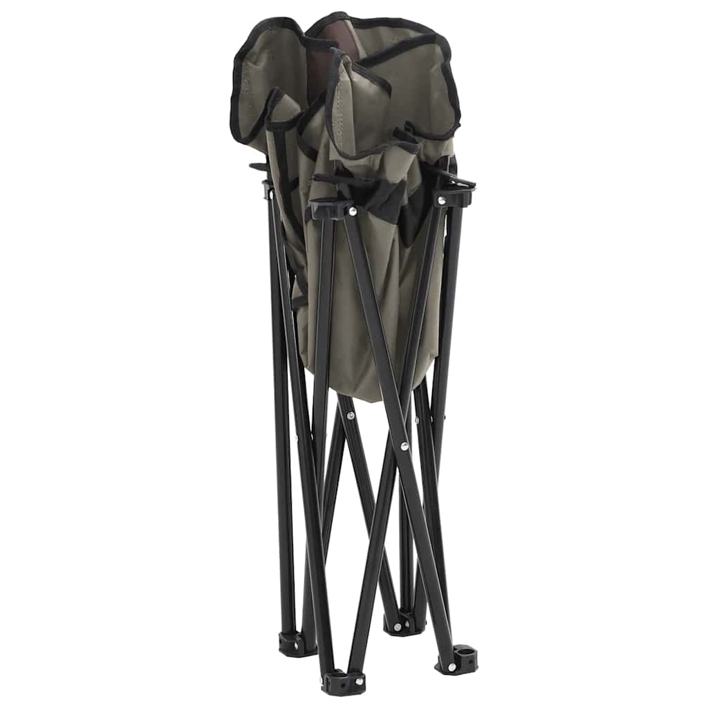 Campingstühle 2 Stk. mit Tasche Klappbar Schwarz
