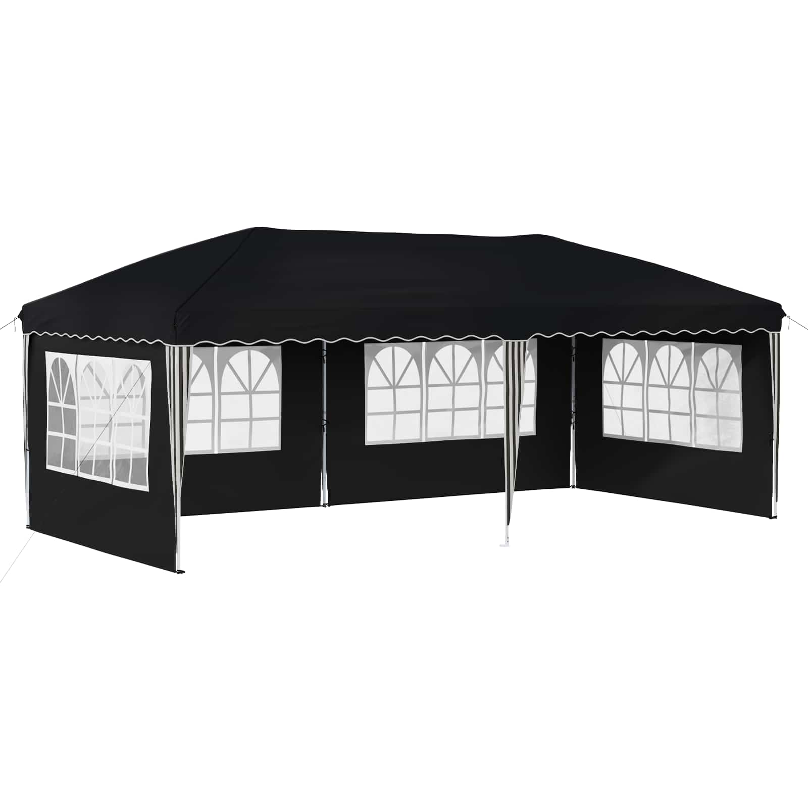 Pop-up Partyzelt 575 x 290 x 245 cm Creme