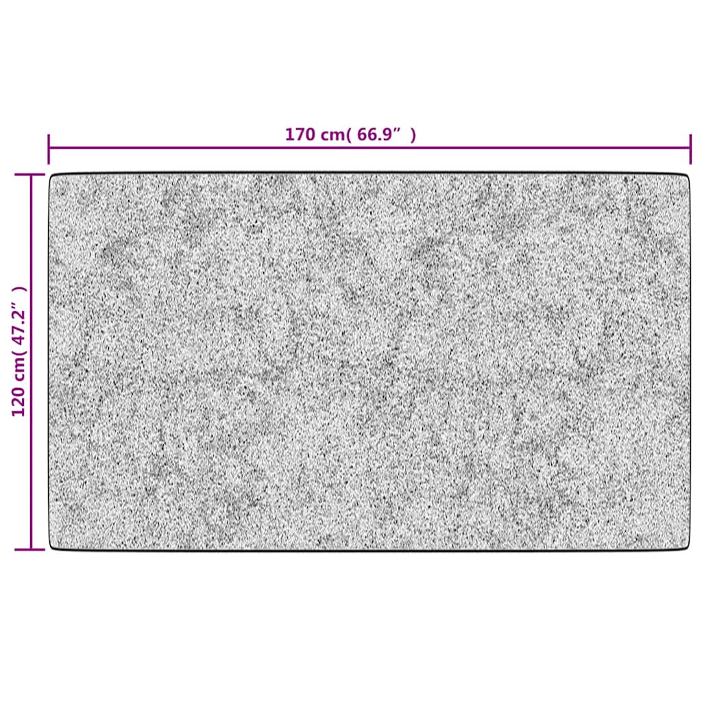 Teppich Waschbar Mehrfarbig 160x230 cm