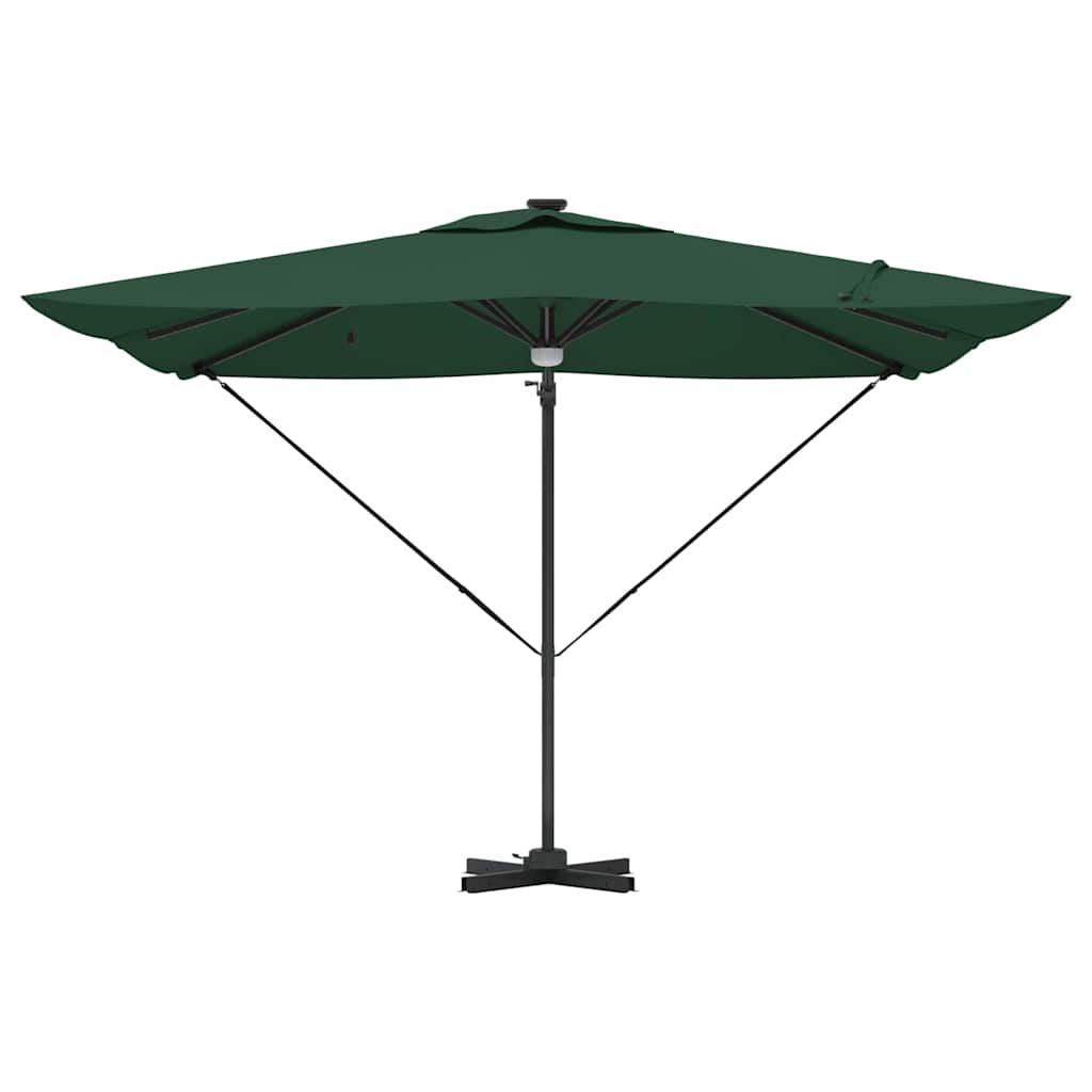 Roma Parasol Beige 286 x 284 x 270 cm Aluminium und Polyester