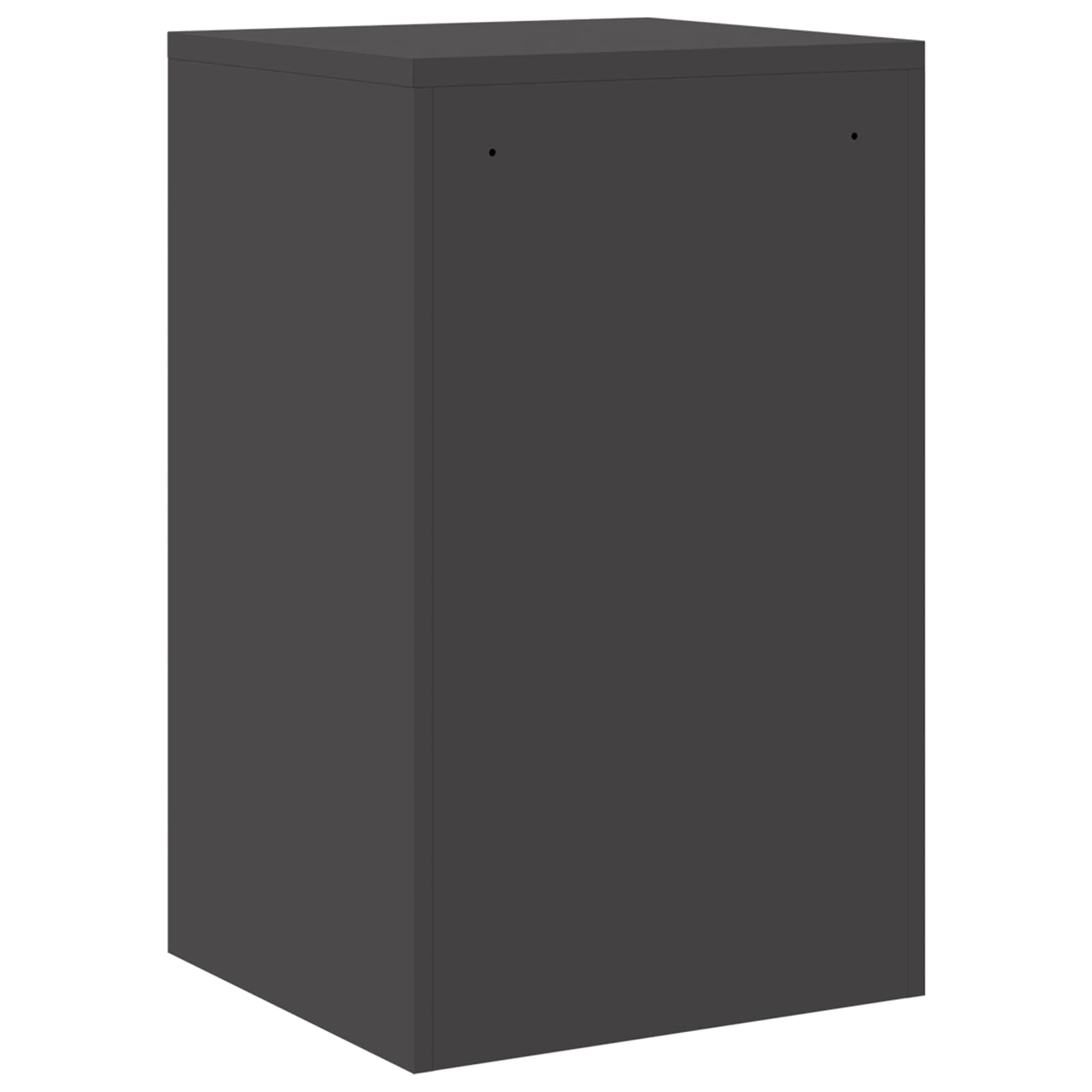 Aktenschrank 2 pcs Schwarz 44 x 50 x 139 cm Kaltgewalzter Stahl