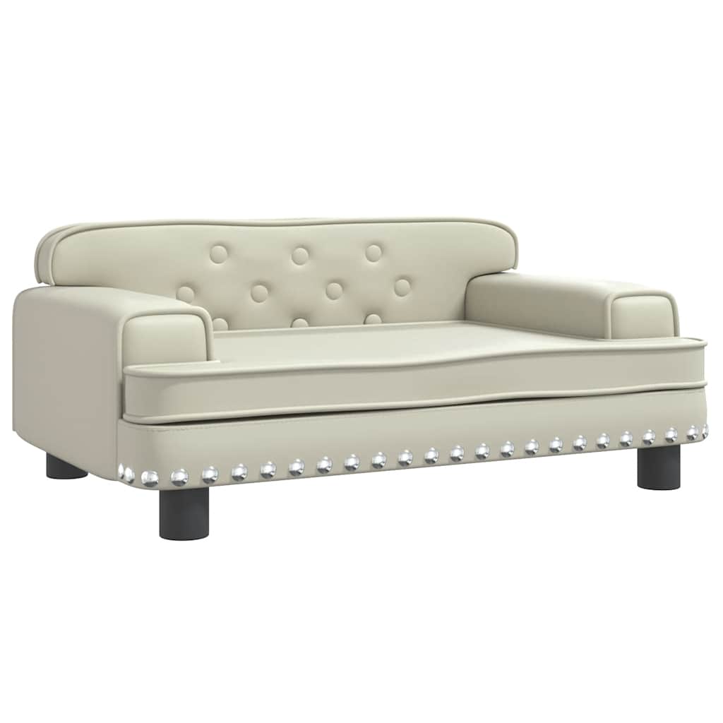 Hundebett Rosa 90x53x30 cm Samt
