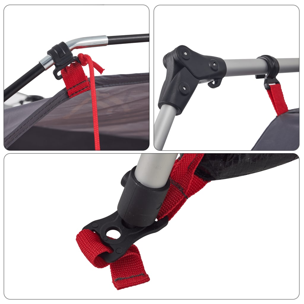 Campingzelt 4 Personen Grün Quick Release