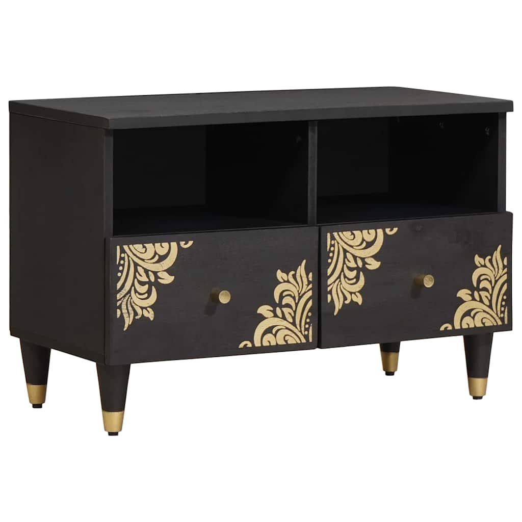 TV-Schränk Honigbraun 70 x 33 x 46 cm Massivholz Mango