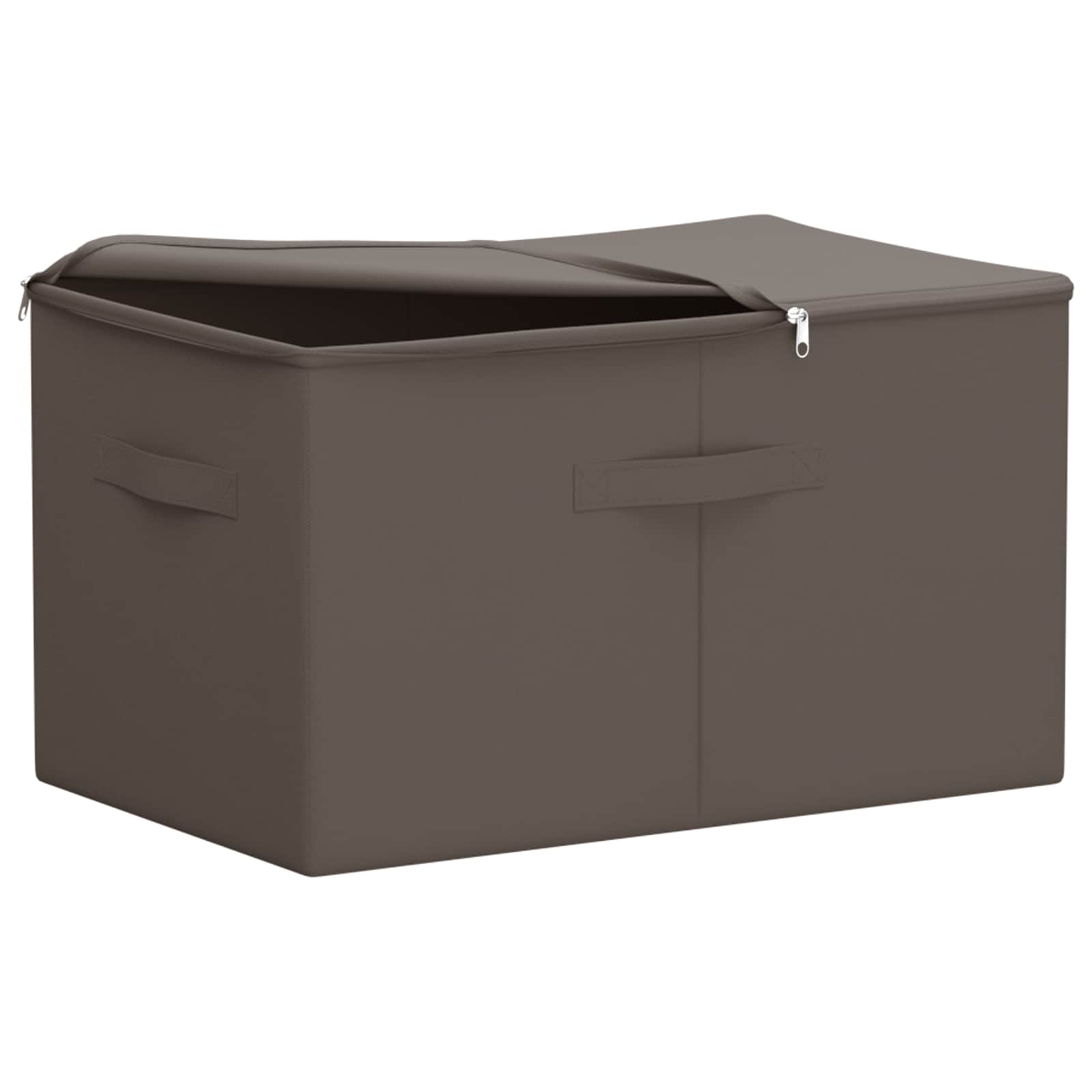 Aufbewahrungsbox Stoff 50x30x25 cm Anthrazit
