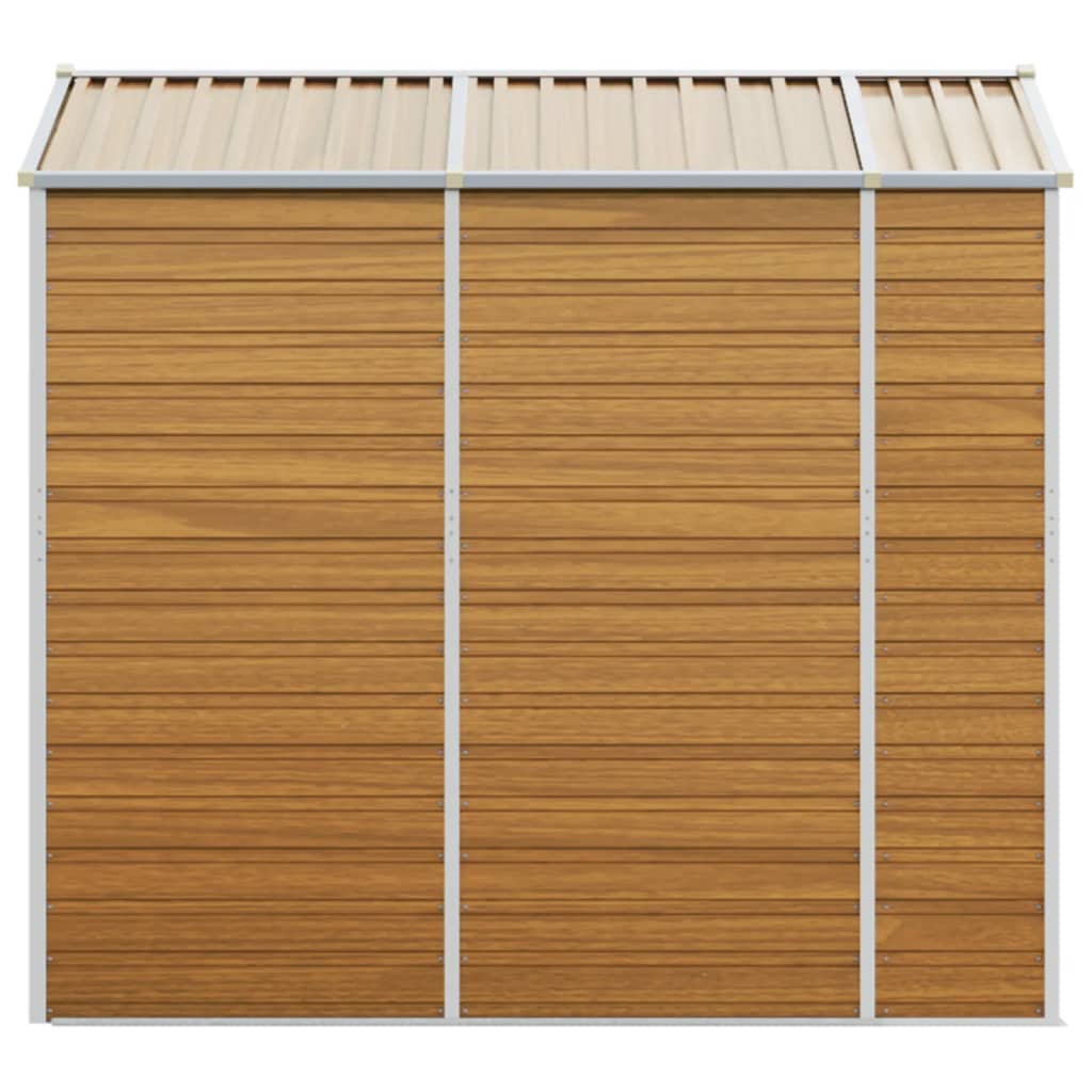 Gerätehaus Grün 191x130x198 cm Verzinkter Stahl