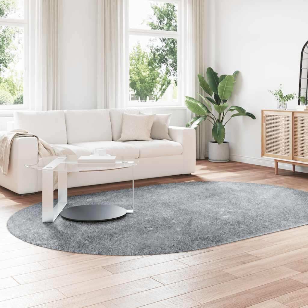 Teppich Shaggy Hochflor NAVARRA Beige 60x100 cm Polyester