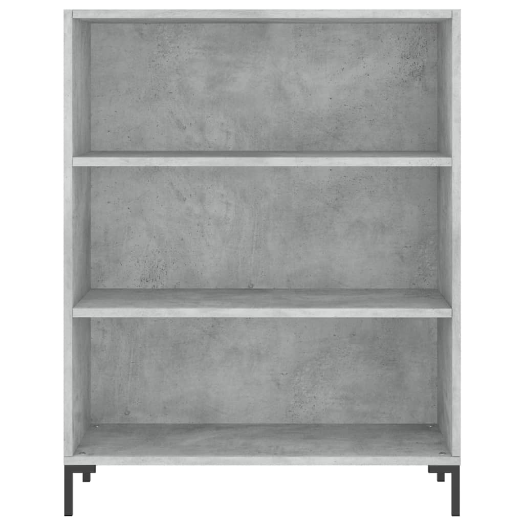 Highboard Hochglanz-Weiß 69,5x34x180 cm Holzwerkstoff