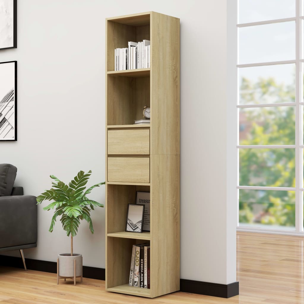 Bücherregal Weiß 36x30x171 cm Holzwerkstoff