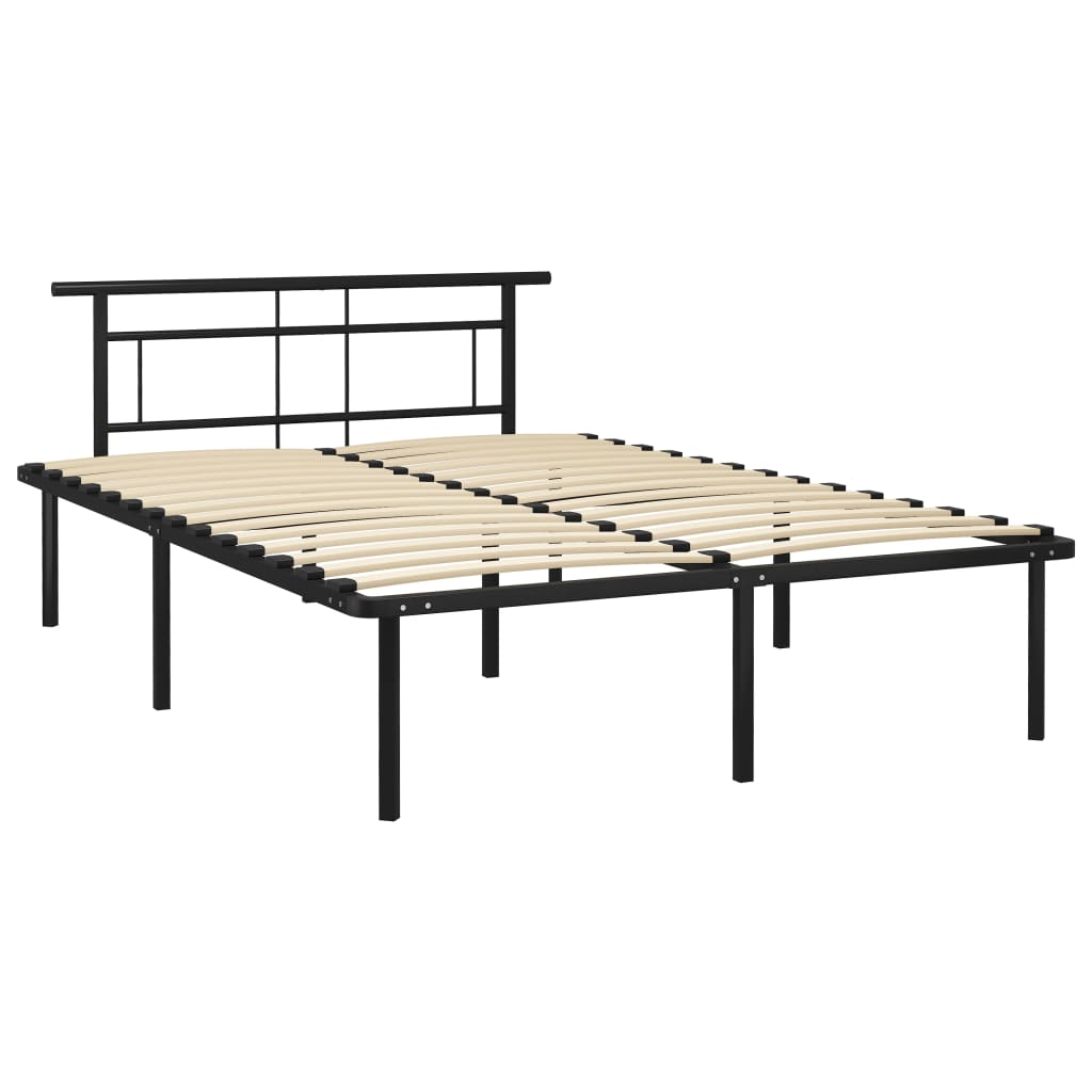 Bettgestell Grau Metall 90x200 cm