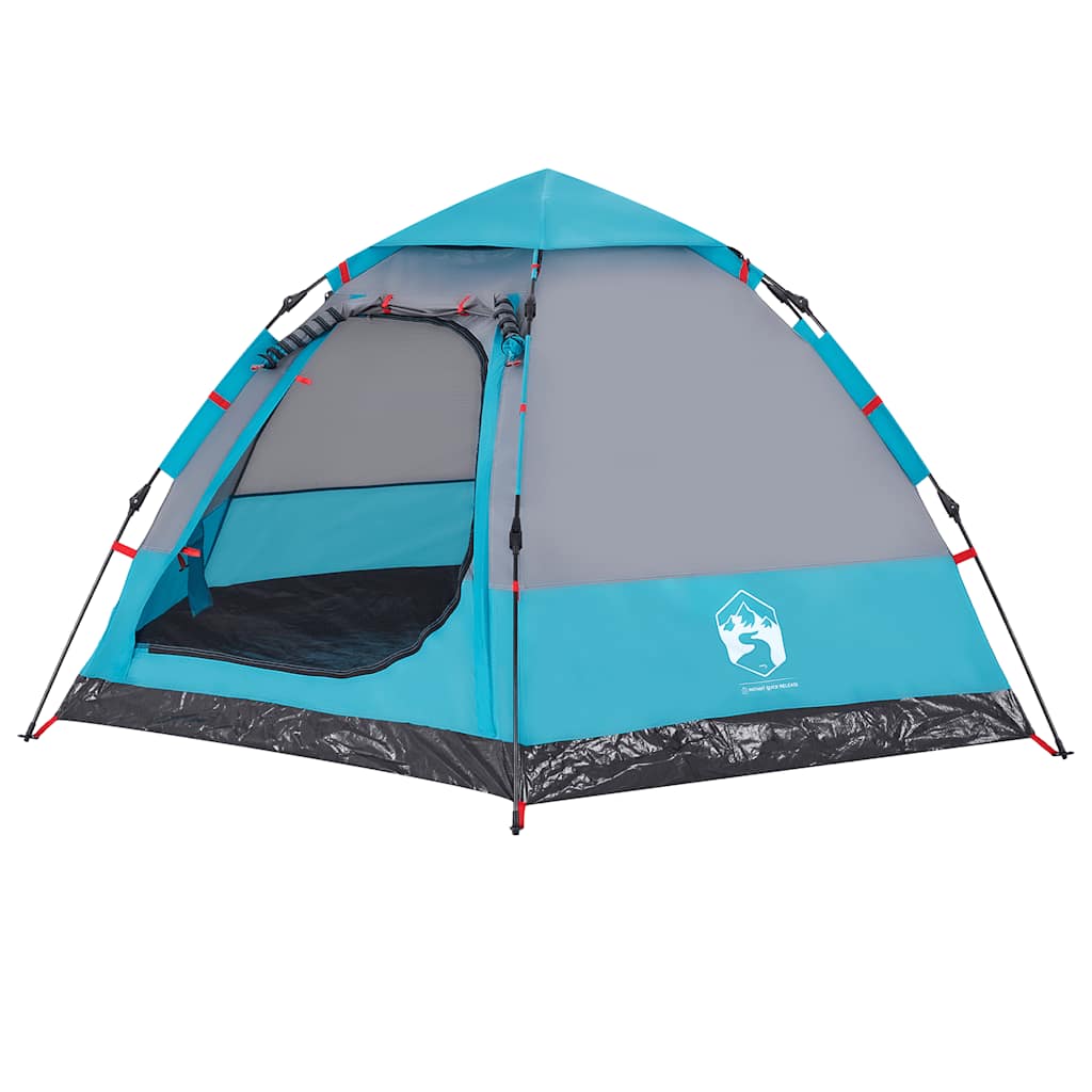 Campingzelt 4 Personen Grün Quick Release