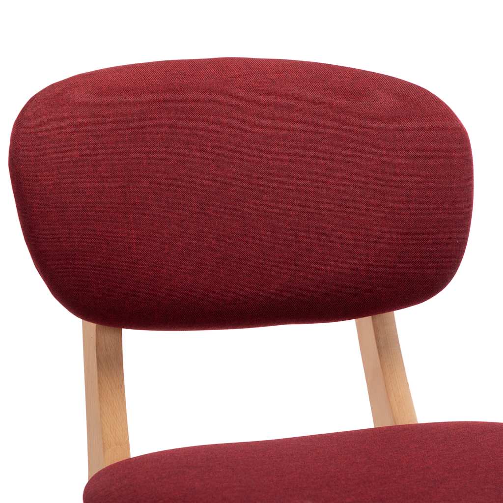 Barhocker 2 Stk. Braun Stoff