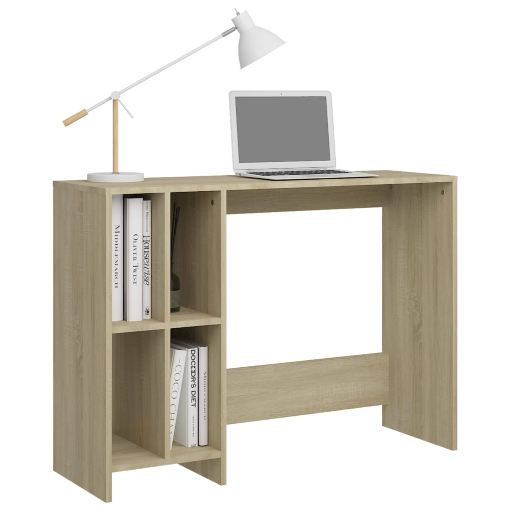 Computertisch Weiß 102,5x35x75 cm Holzwerkstoff