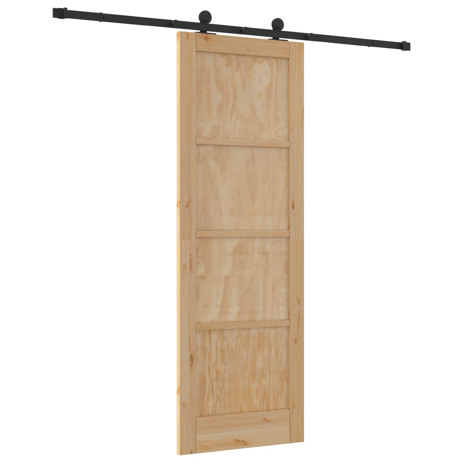 Schiebetür ORKDAL Natur 61 x 198,5 cm Massives Kiefernholz