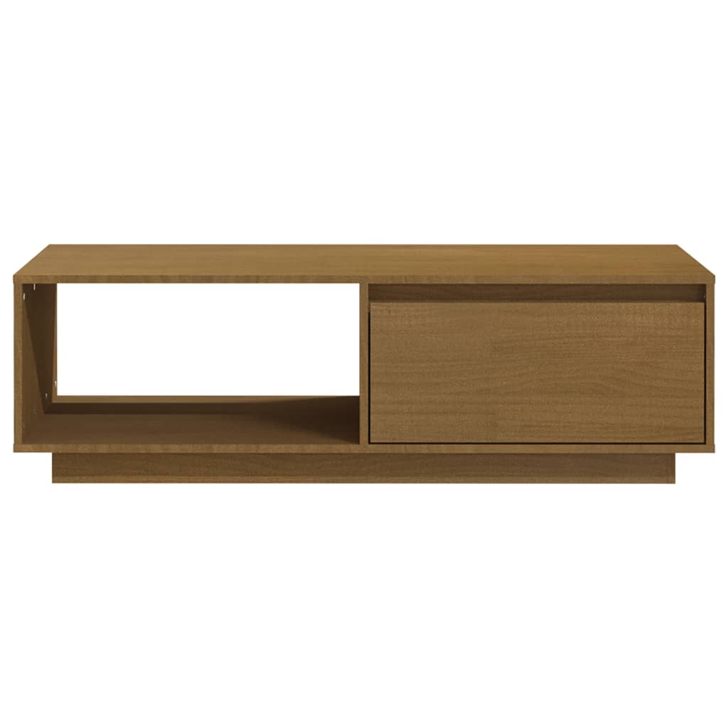 Couchtisch 110x50x33,5 cm Massivholz Kiefer