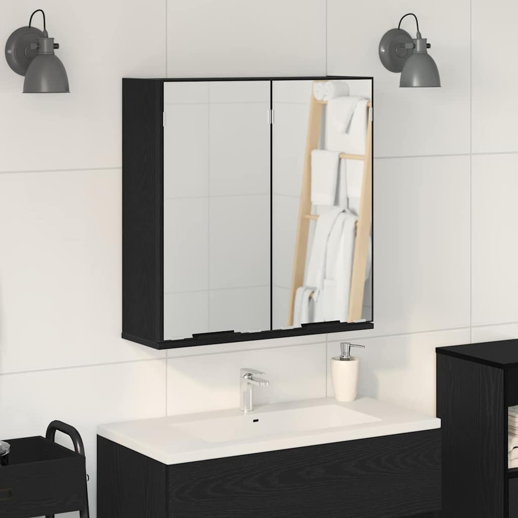 Bad-Spiegelschrank Weiß 64x20x67 cm