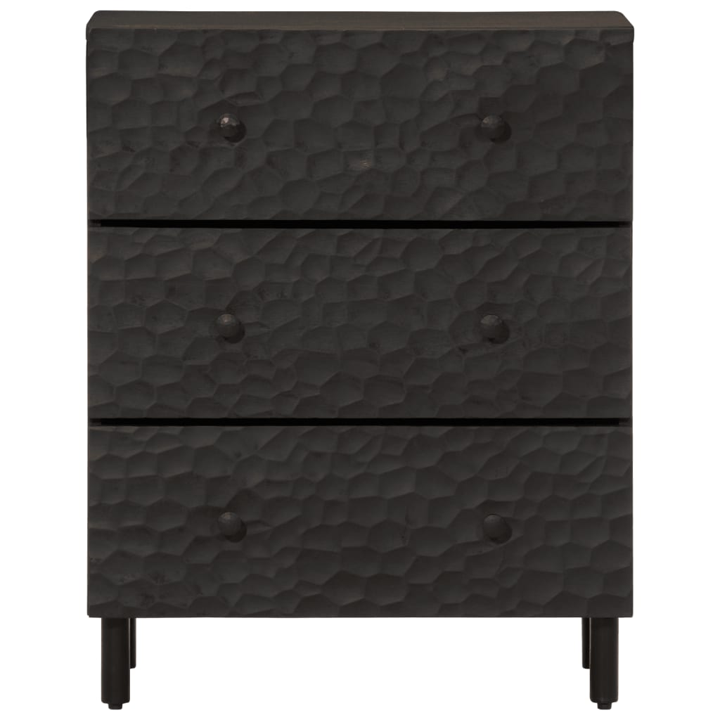 Beistellschrank 60x33x75 cm Massivholz Akazie