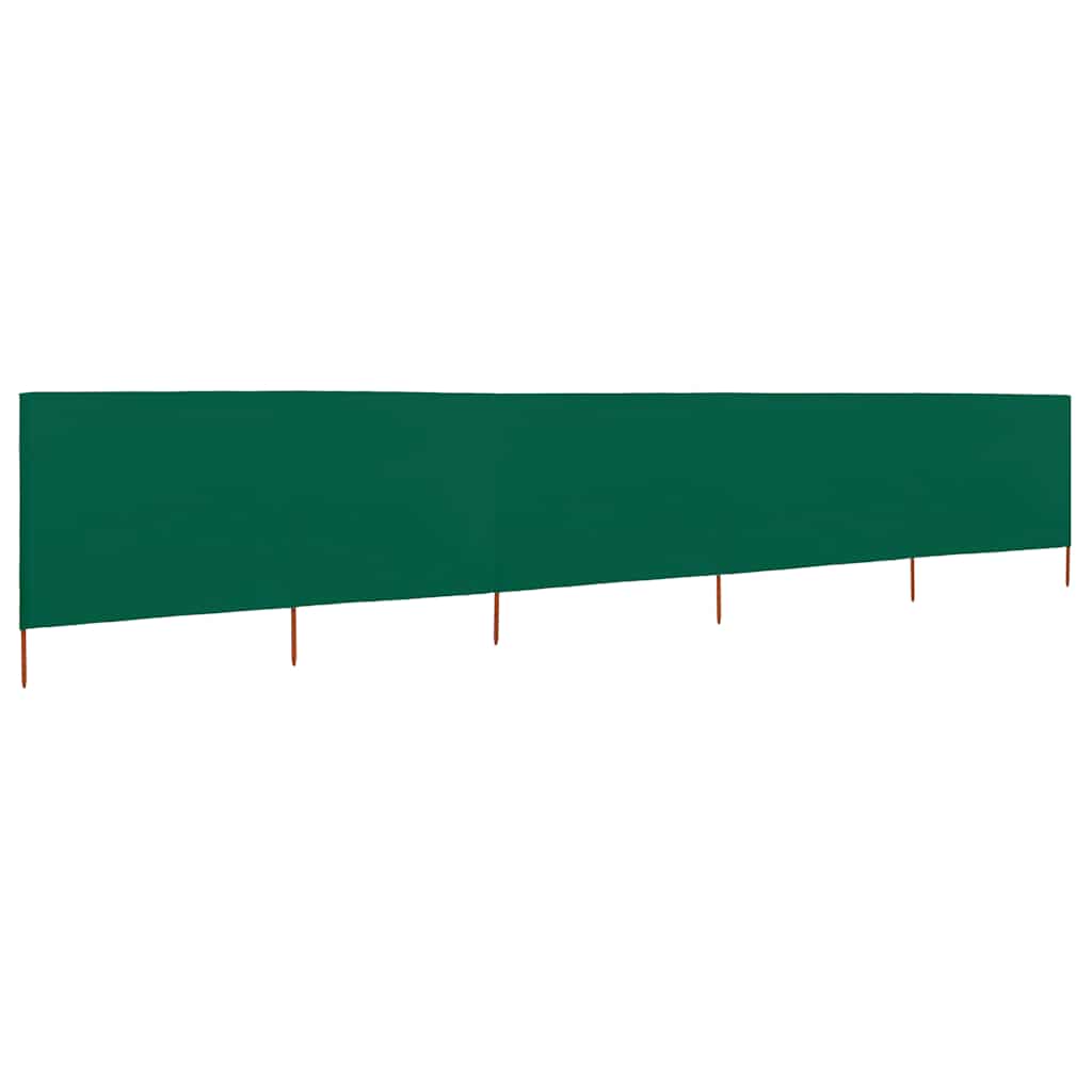 3-teiliges Windschutzgewebe 400 x 120 cm Weiß