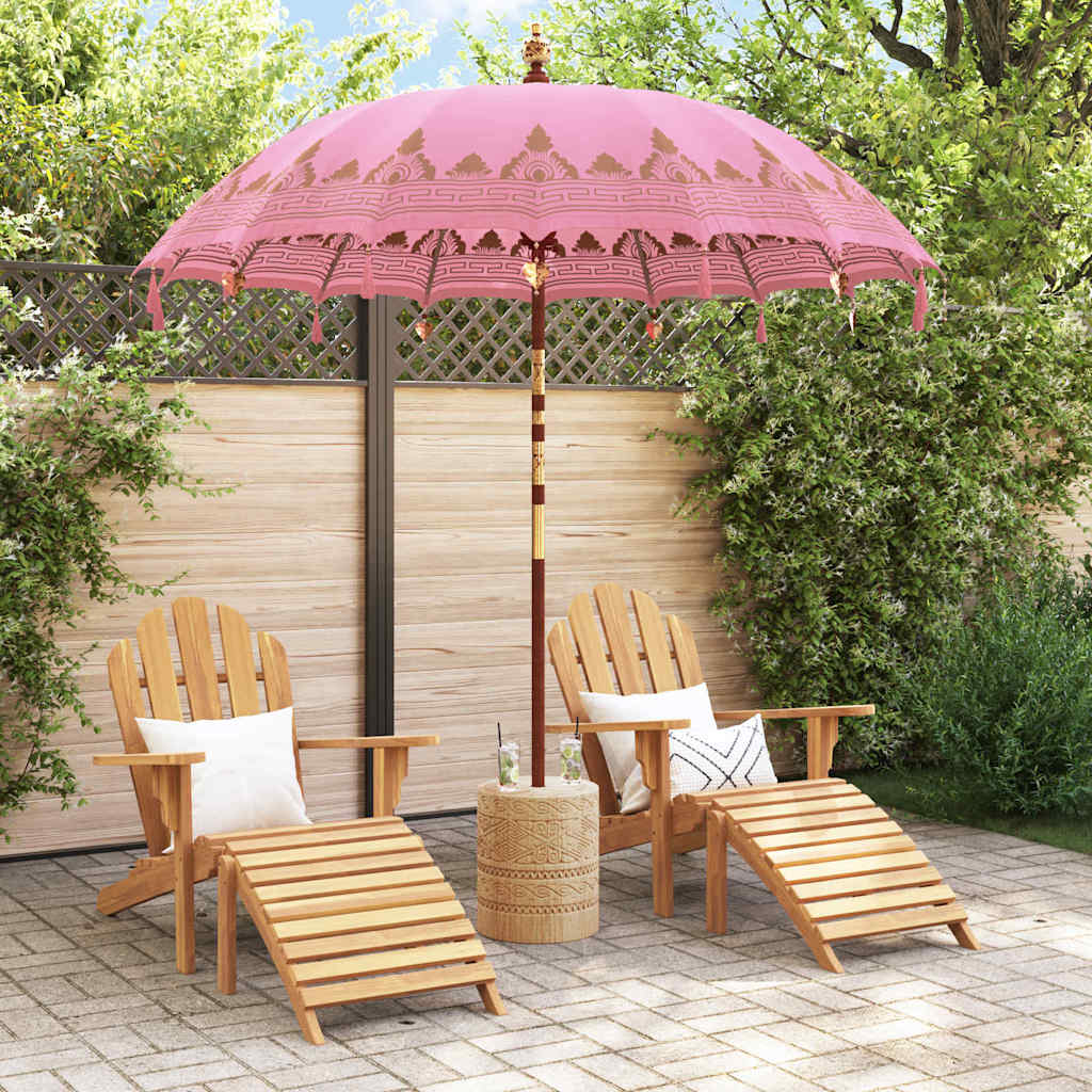 Balinesischer Sonnenschirm Creme 185 x 185 x 260 cm