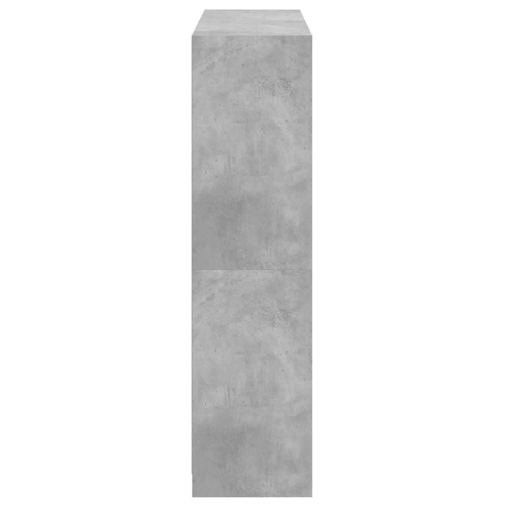 Bücherschrank mit Türen Weiß 136x37x142 cm Holzwerkstoff