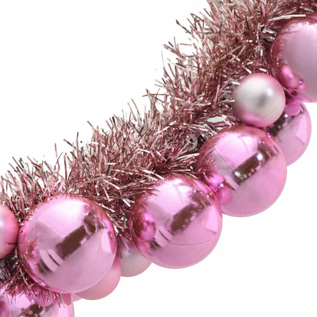 Weihnachtskugelgirlande Schwarz 186 cm Polystyrol