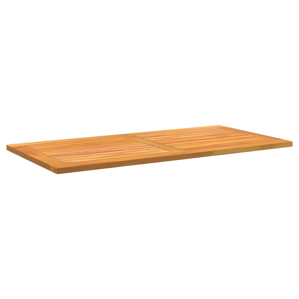 Tischplatte Öl-Natur 80 x 40 x 2 cm Massivholz Akazie