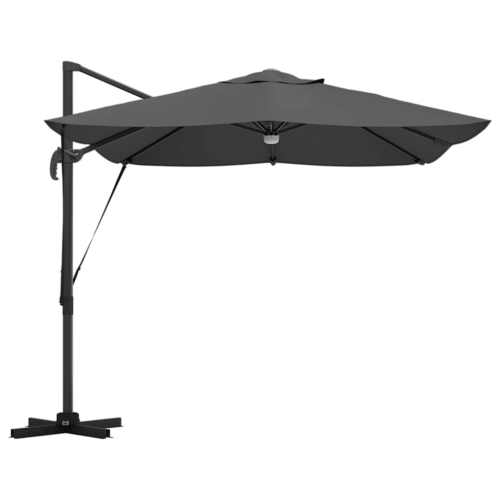 Sonnenschirm Sand 351 x 250 x 253 cm Polyester und Aluminium