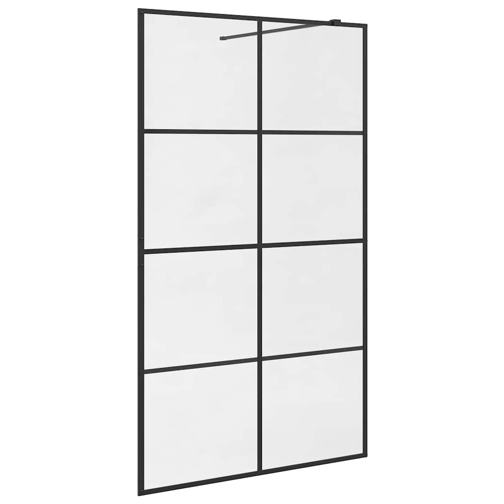 Duschwand für Begehbare Dusche mit Klarem ESG Glas 80x195 cm