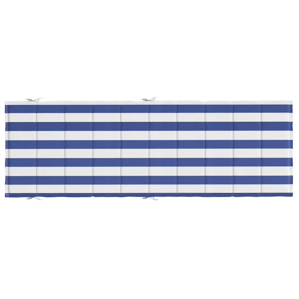 Sonnenliegen-Auflage Grau 186x58x4 cm Oxford-Gewebe