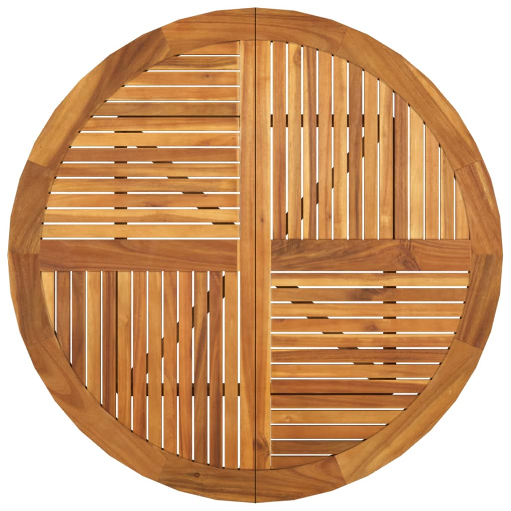Gartentisch 85x85x75 cm Massivholz Akazie