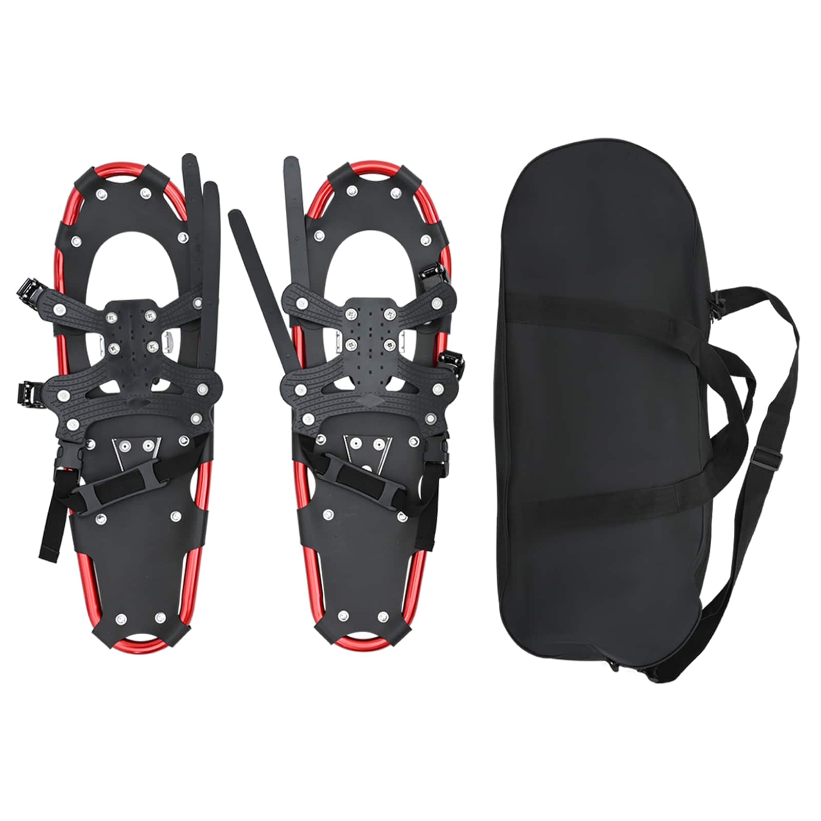 3 in 1 Schneeschuhe Silber und Schwarz 53,5 x 21 cm