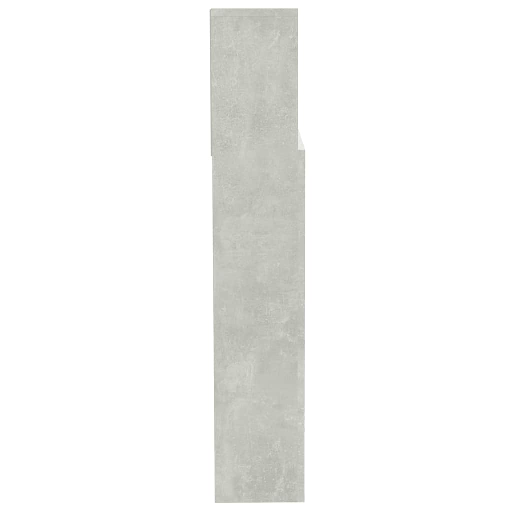 Bett-Kopfteil mit Ablagen Weiß 100x19x103,5 cm