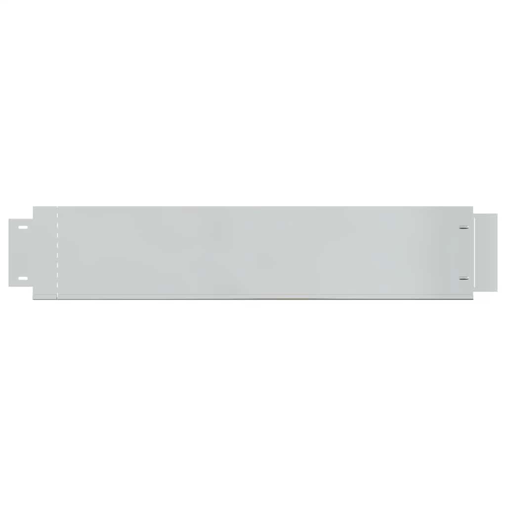 Flexible Rasenkante 5-er Set Verzinkter Stahl 100x14 cm