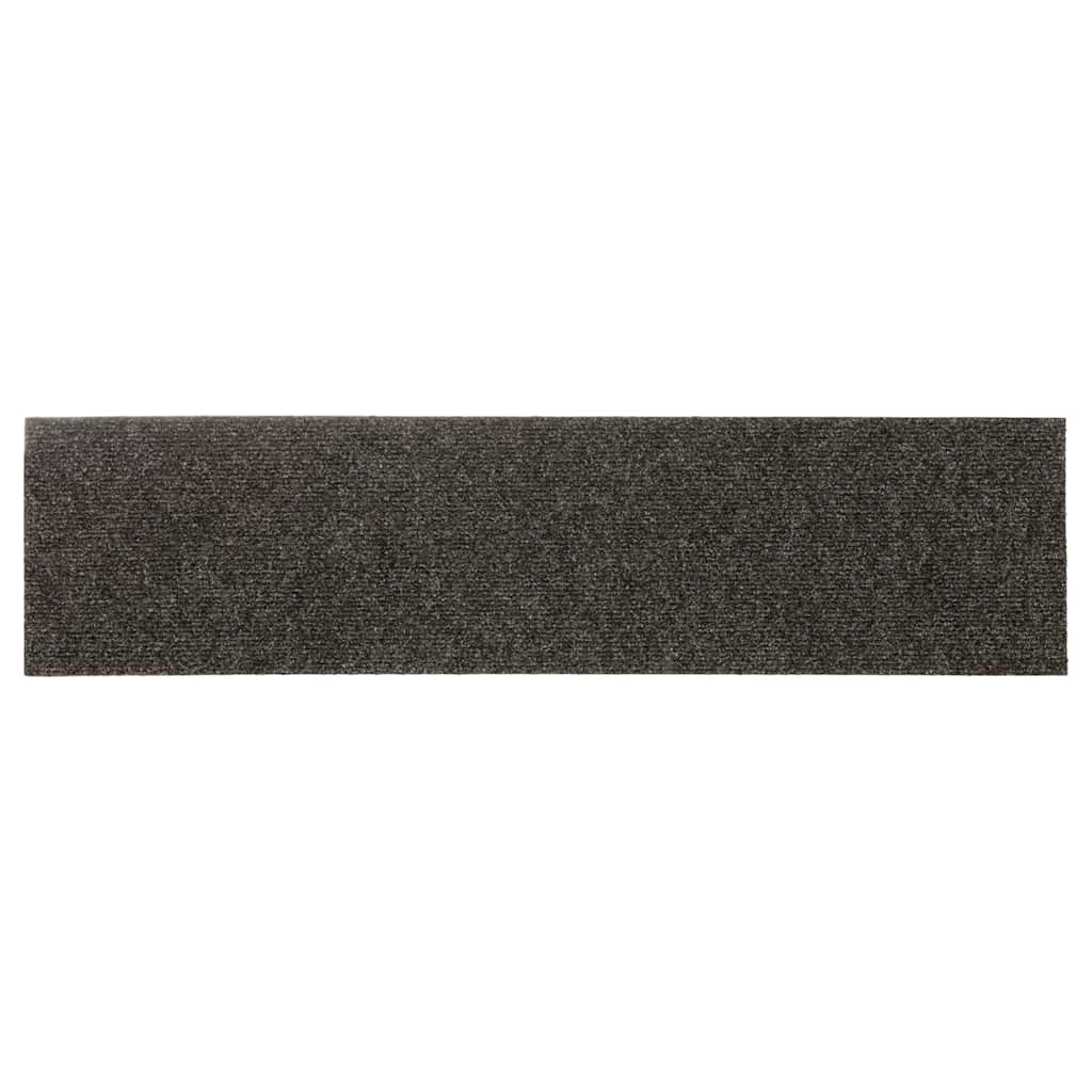 Stufenmatten Selbstklebend 15 Stk. 60x25 cm Hellbraun Rechteckig