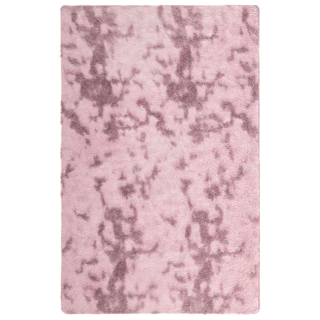 Teppich Shaggy Hochflor NAVARRA Beige 60x100 cm Polyester