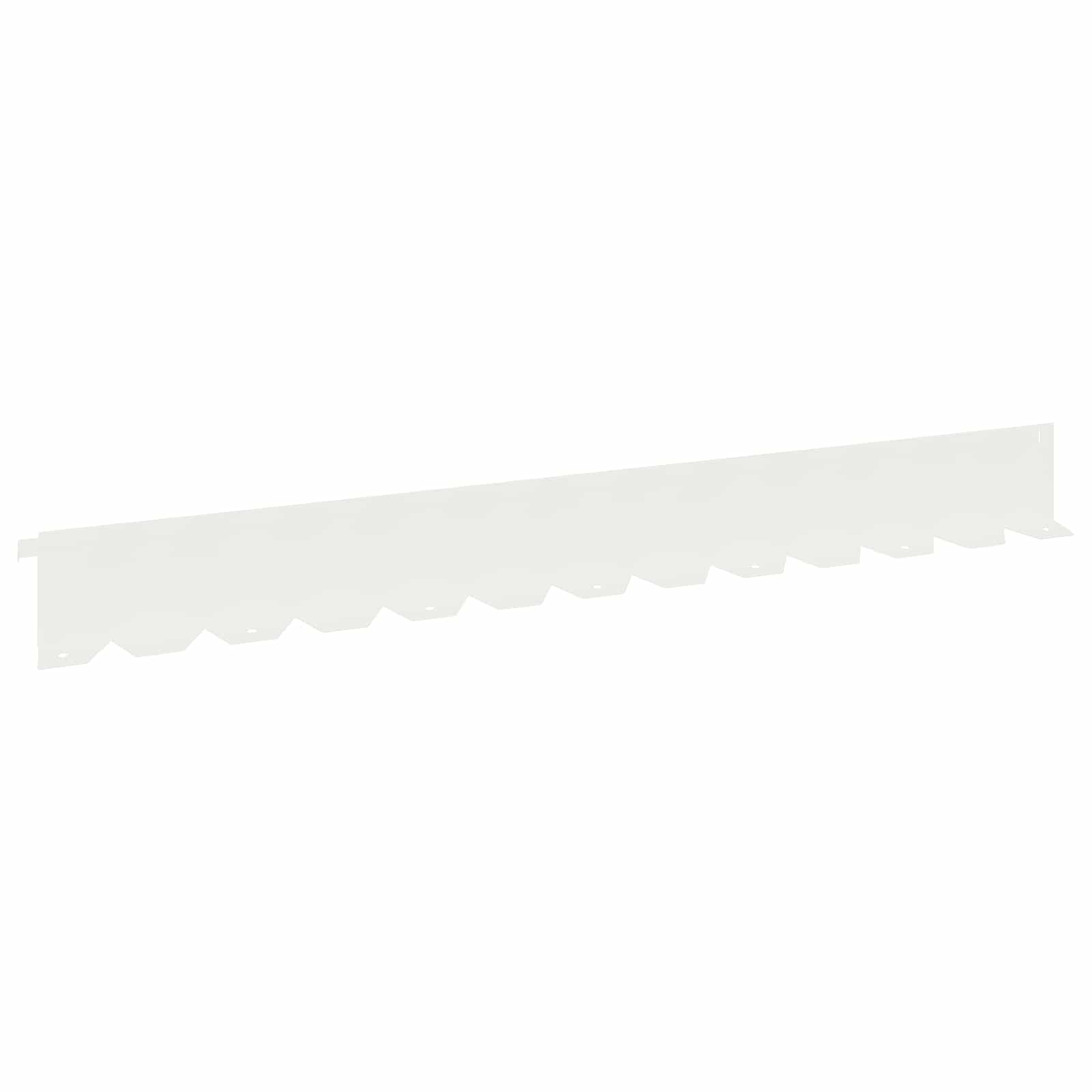 Raseneinfassung 10 pcs 102 x 4 x 4 cm Stahl Schwarz