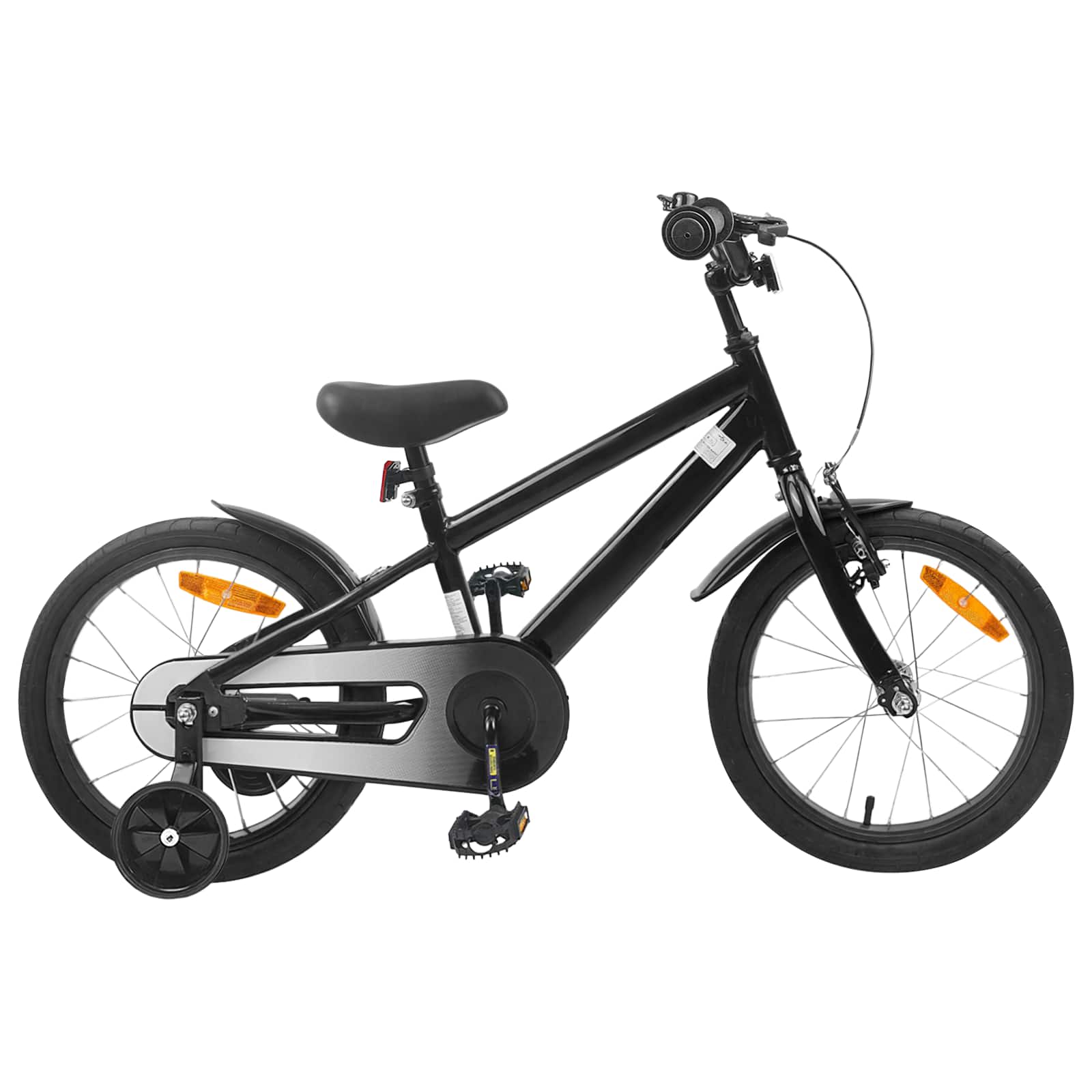 Kinderfahrrad 16 Zoll für 4-6 Jahre alt Grün Schwarz