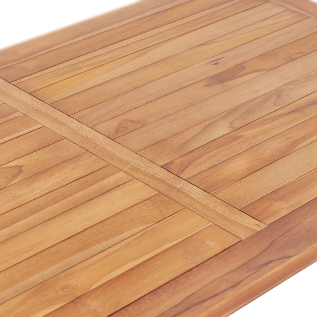 Garten-Bartisch 120x65x110 cm Massivholz Teak