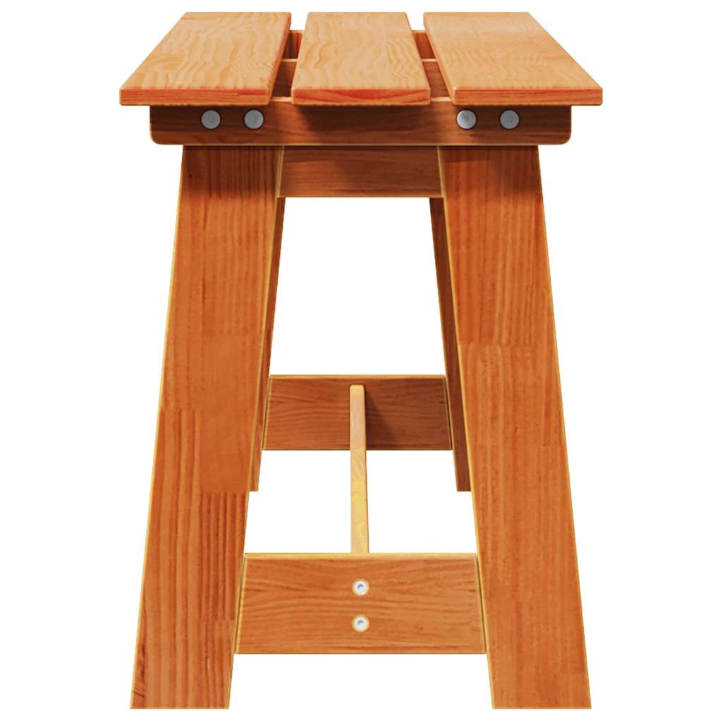 Bank Outdoor Natur 119 x 37 x 47 cm Massives Kiefernholz