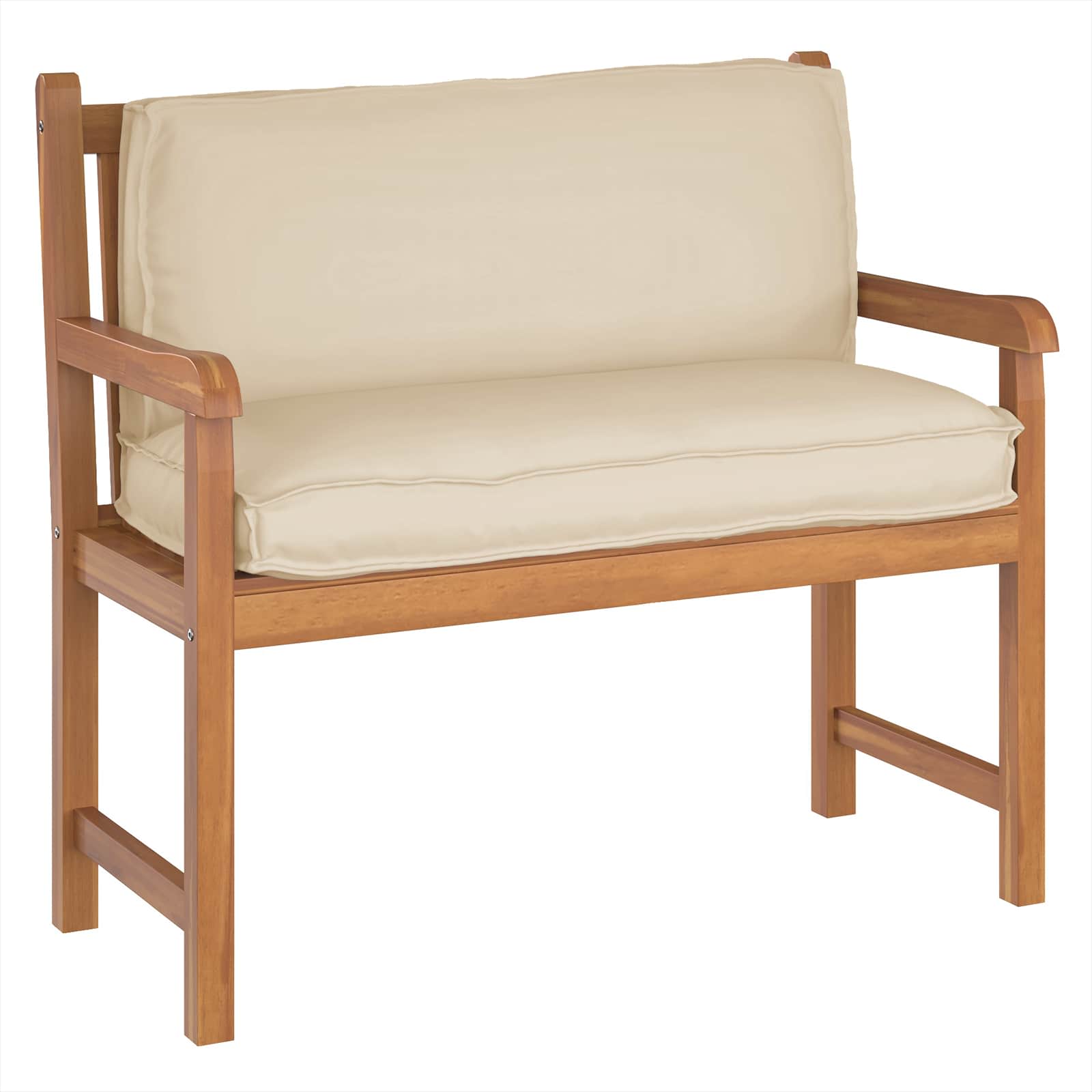 Kissen Anthrazit 120 x 40 x 12 cm Oxford-Stoff