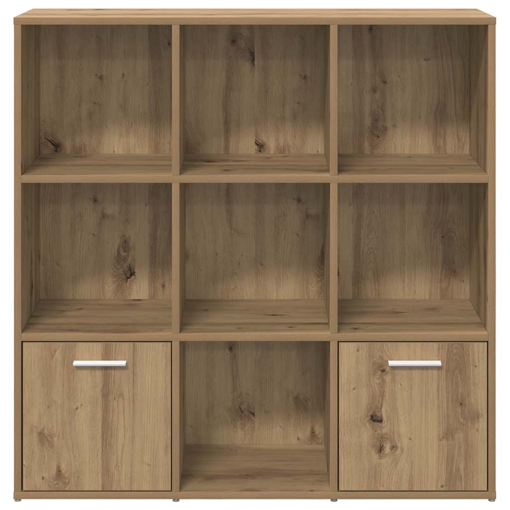 Bücherregal Weiß 98x30x98 cm Holzwerkstoff