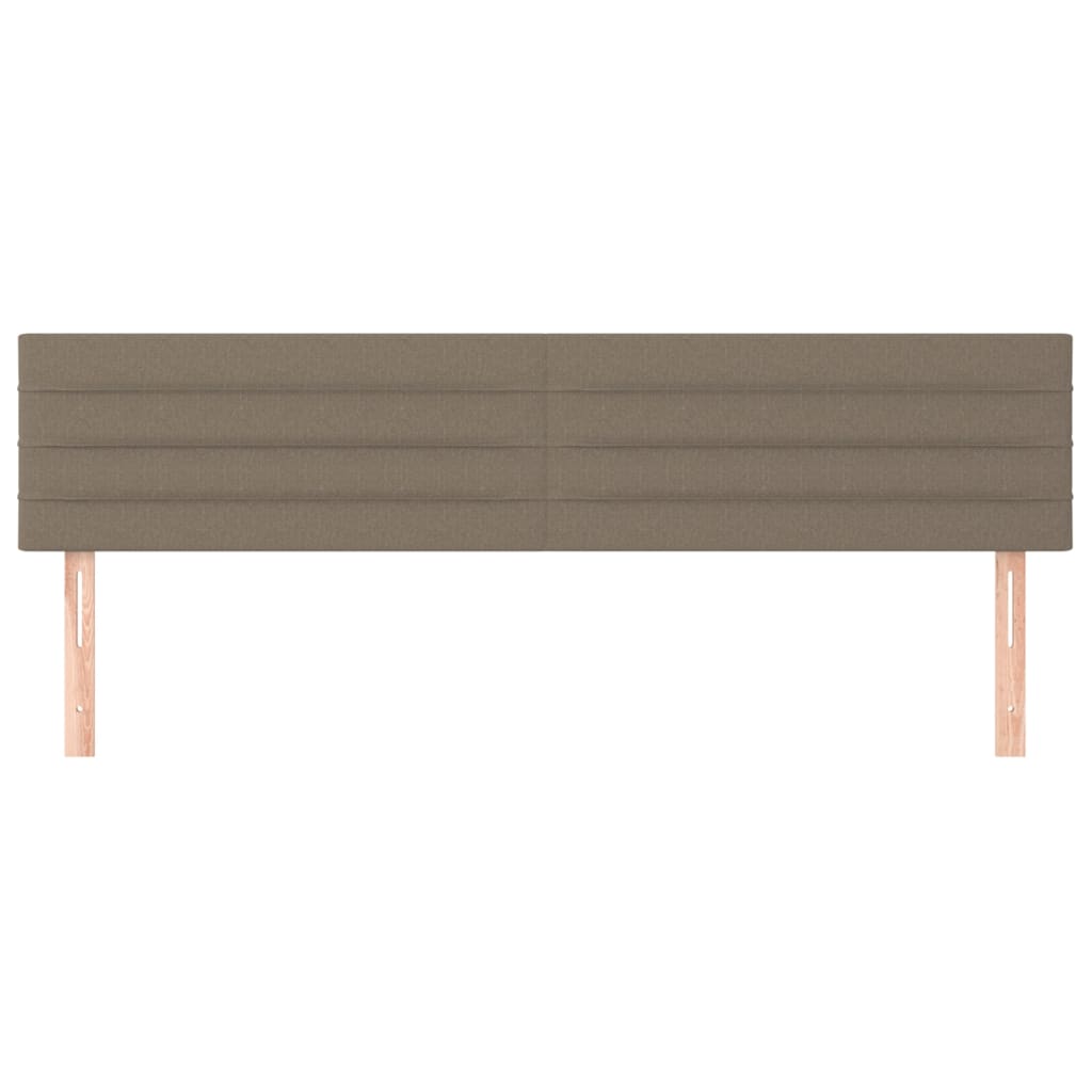 Kopfteil Hellgrau 80x5x118/128 cm Stoff