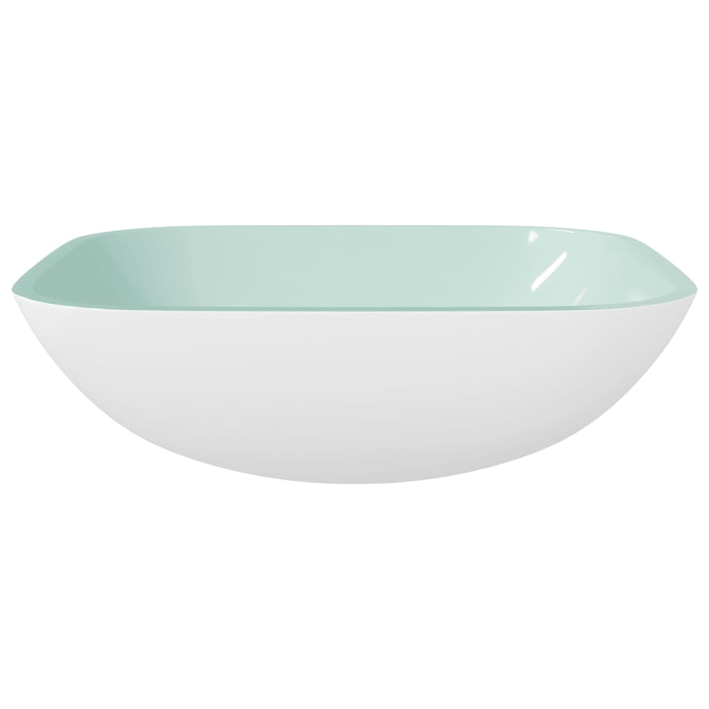 Waschbecken Glas 42x42x14 cm Transparent