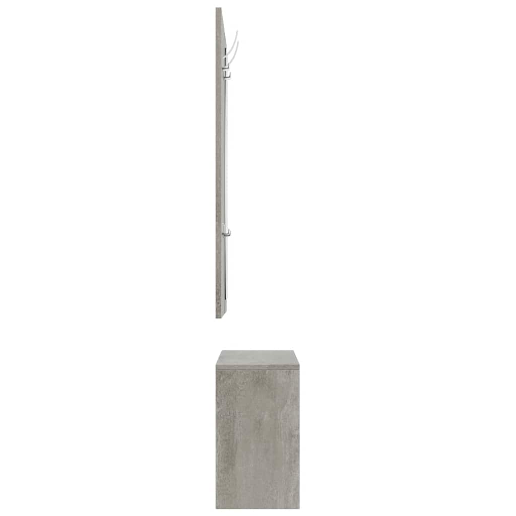 Garderoben Flur 3-in-1 Schuhschrank Schuhkipper Spiegel