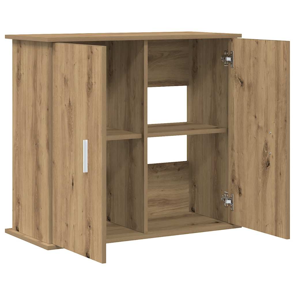Aquariumständer Weiß 81x36x73 cm Holzwerkstoff