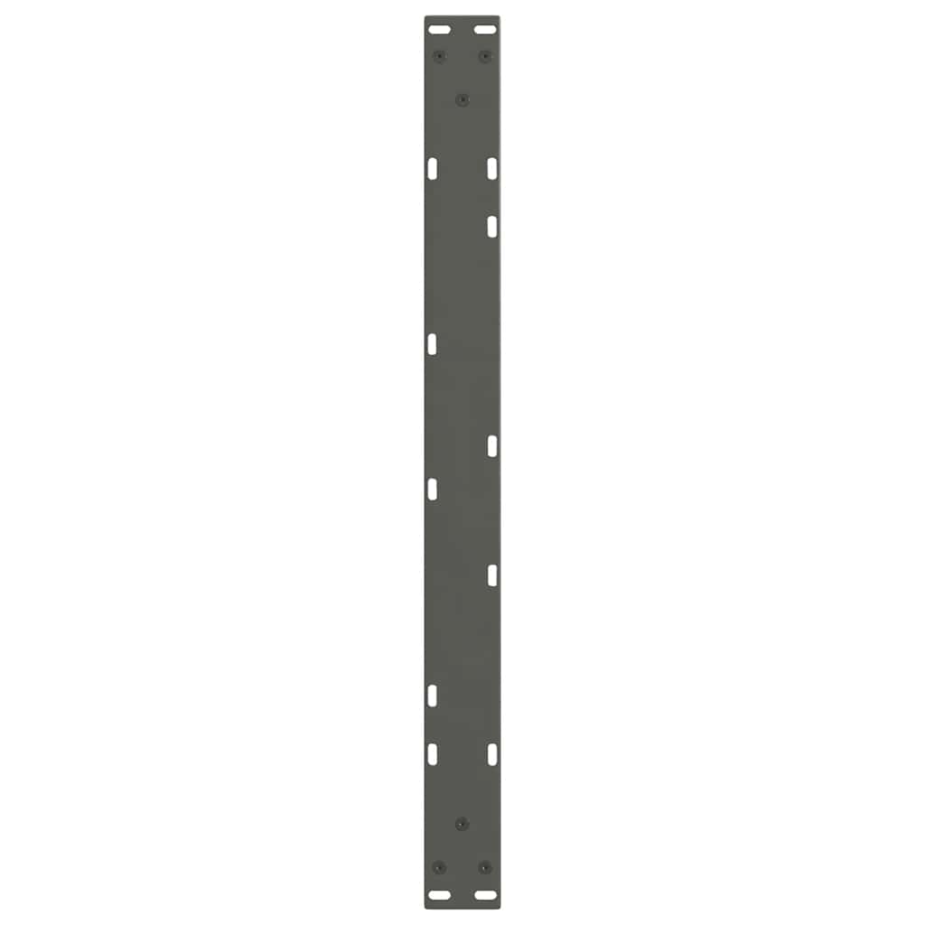 Couchtischbeine V-Form 2 Stück Schwarz 30x(30-31,3) cm Stahl