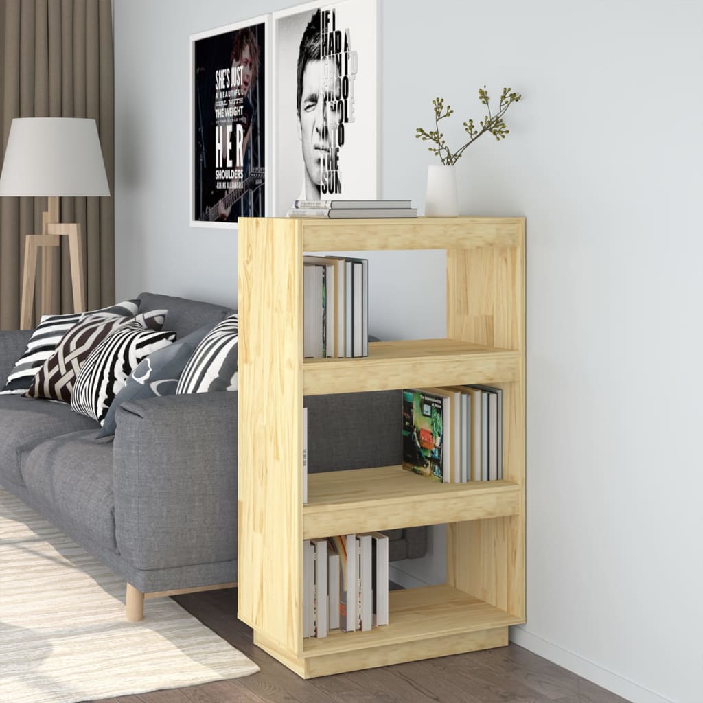 Bücherregal 40x35x71 cm Massivholz Kiefer