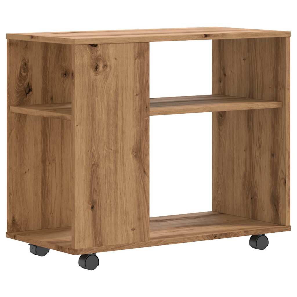 Beistelltisch Weiß 70x35x55 cm Holzwerkstoff