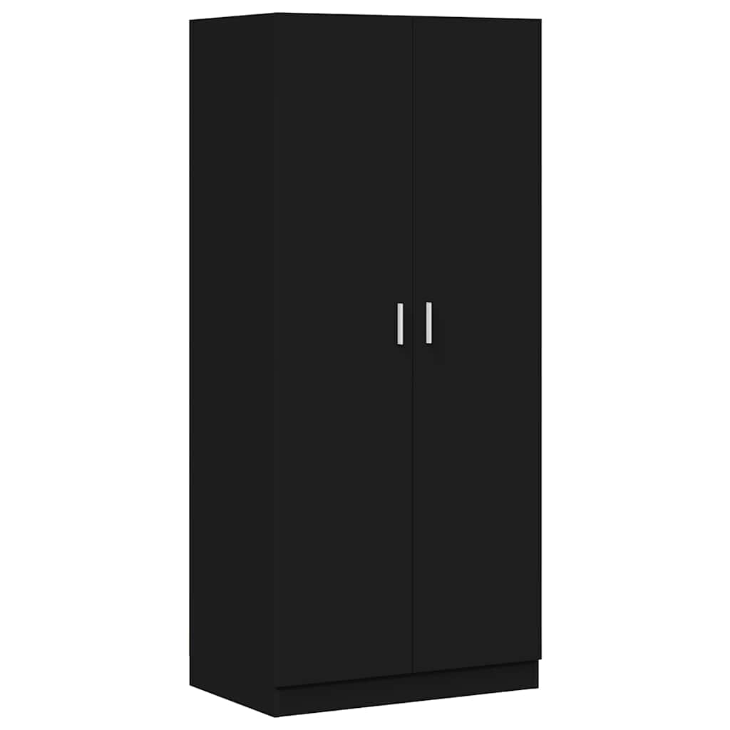 Kleiderschrank Weiß 80x52x180 cm Holzwerkstoff