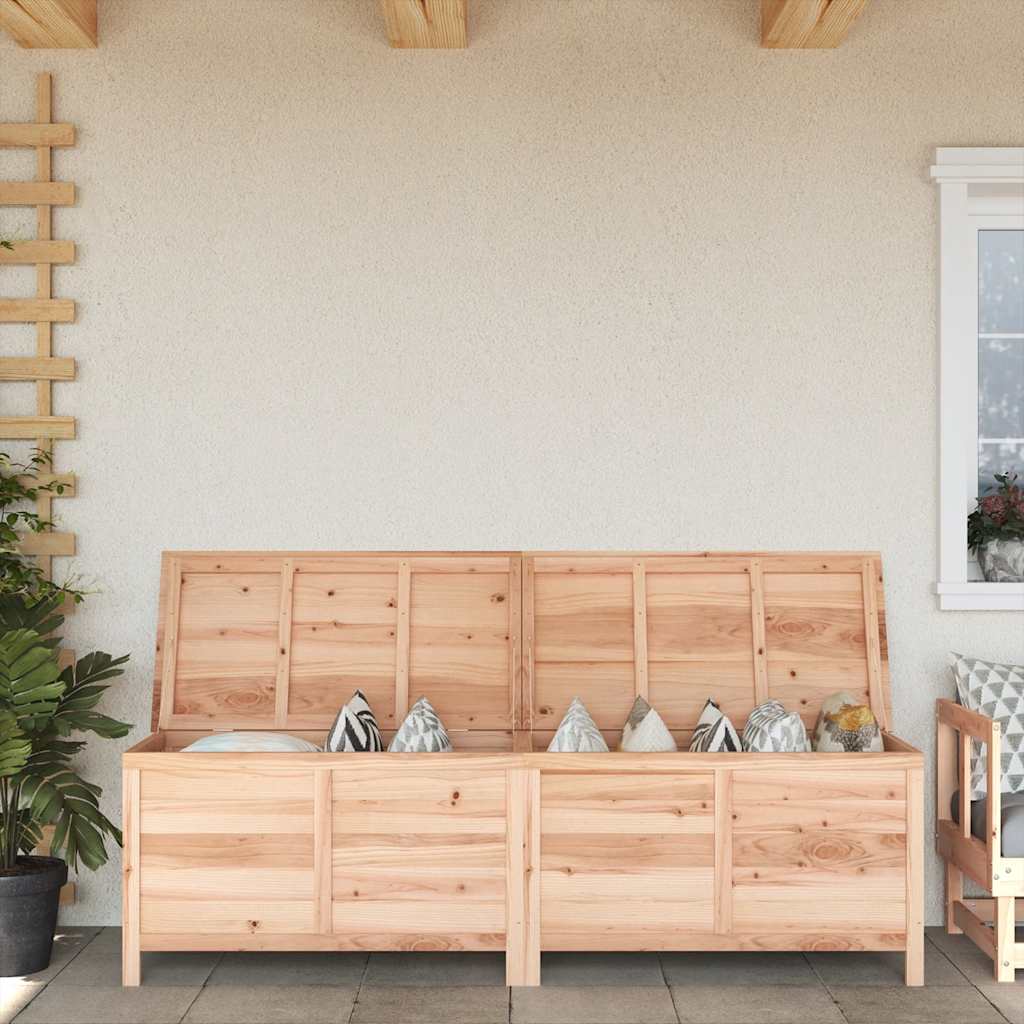 Gartentruhe 50x49x56,5 cm Massivholz Tanne